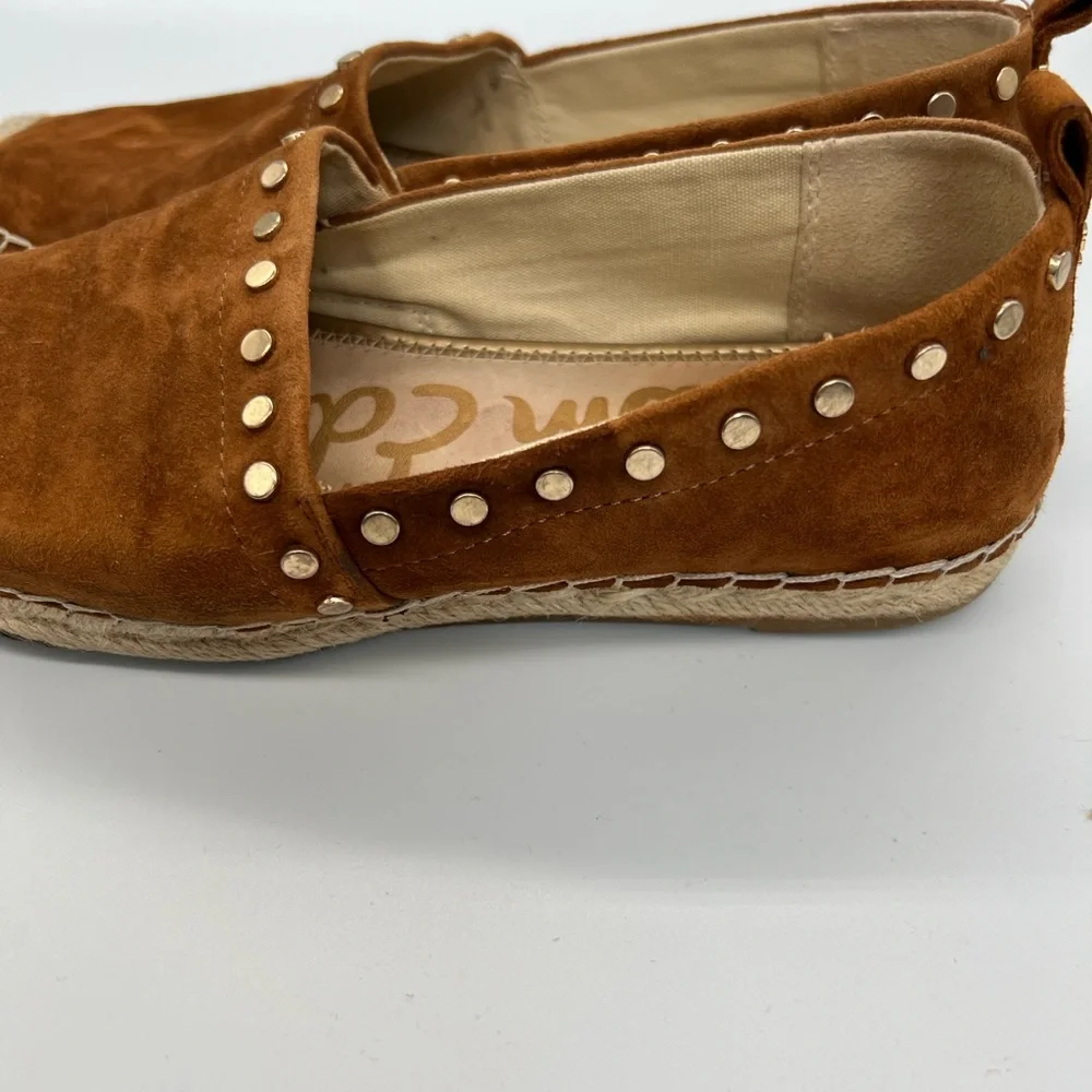 Sam Edelman Suede women’s Espadrille Flats with Stud Detail